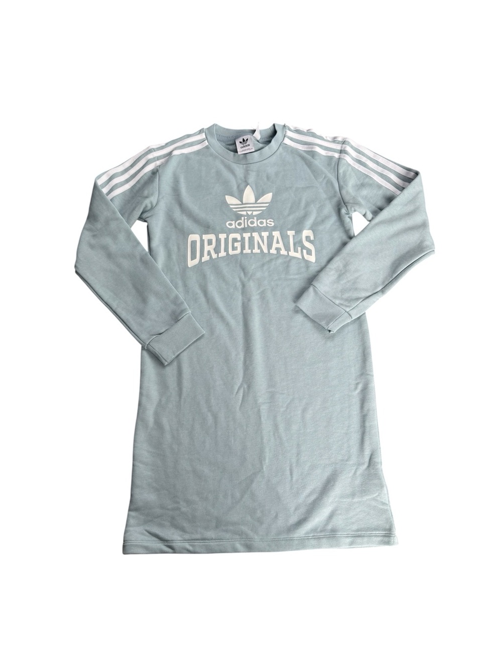 Adidas Originals Girls Graphic Printed Long Sleeve Dress Size—M